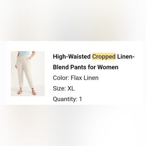 Old navy linen pants